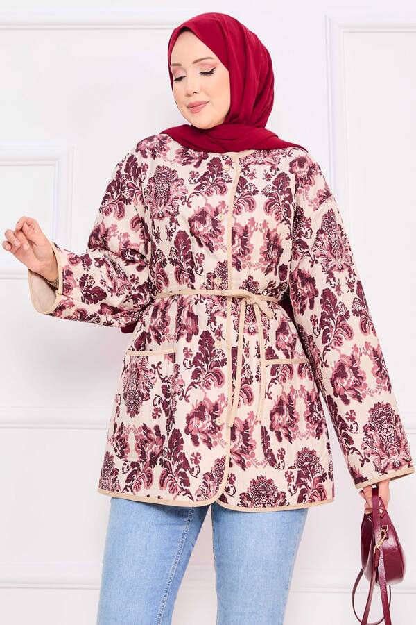 MD - Cep Detaylı Bohem Kapitone Ceket -7 (1)