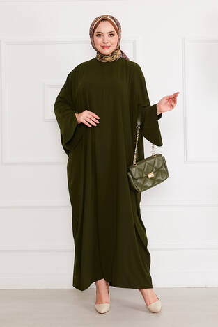Ceyda Tesettür Abaya Haki - Thumbnail