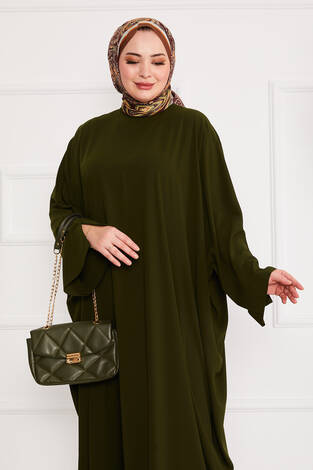 Ceyda Tesettür Abaya Haki - Thumbnail