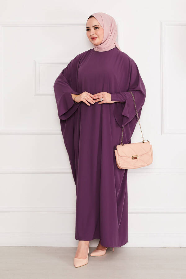 Ceyda Tesettür Abaya Mor Ceyda Tesettür Abaya Mor