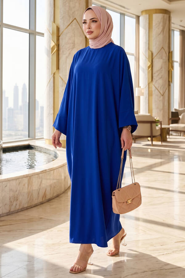 Ceyda Tesettür Abaya Saks - 3