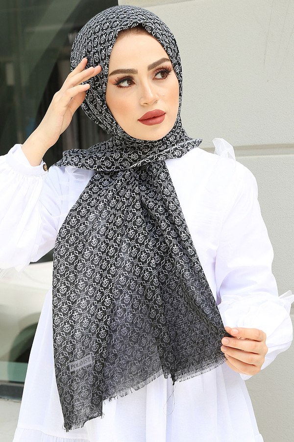 Çiçek Desenli Şal 8468-1 Çiçek Desenli Şal 8468-1