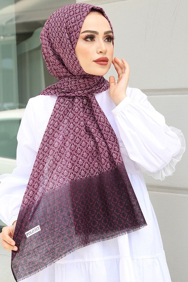  - Çiçek Desenli Şal 8468-12 (1)