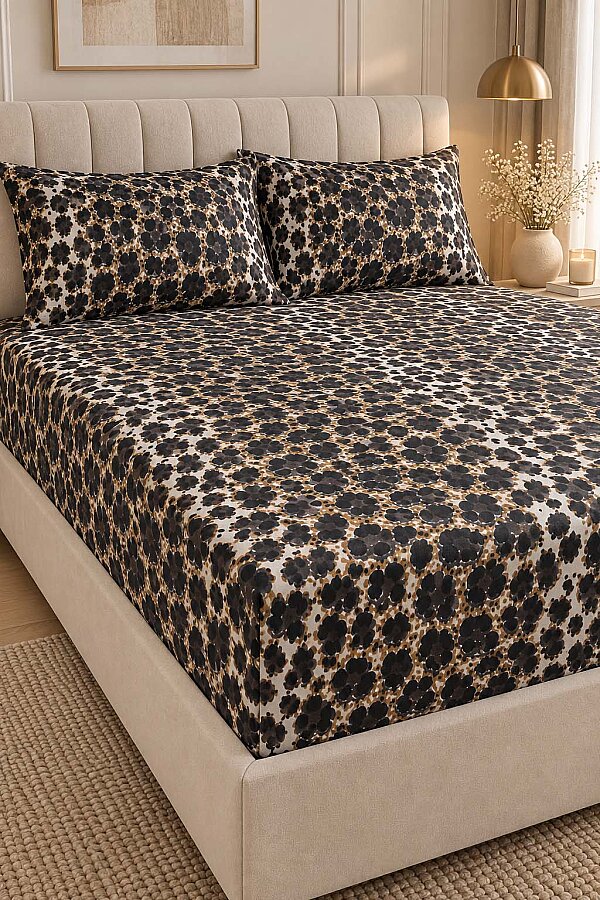 Çift Kişilik Leopar Çarşaf Takımı Leopar - 1