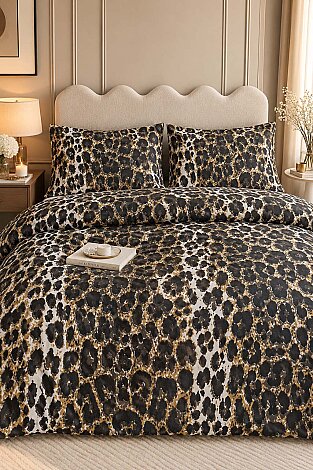 Çift Kişilik Leopar Nevresim Takımı Leopar