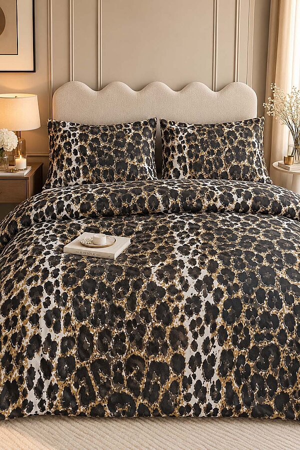 Çift Kişilik Leopar Nevresim Takımı Leopar - 1