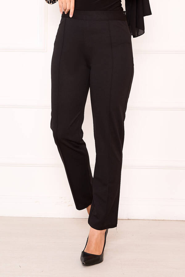 Mds - Çımalı Tesettür Pantolon Siyah (1)