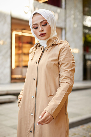Climt Trençkot 7342-2 Camel - Thumbnail