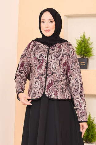 Croplu Ceket Etek Takım Siyah - Thumbnail