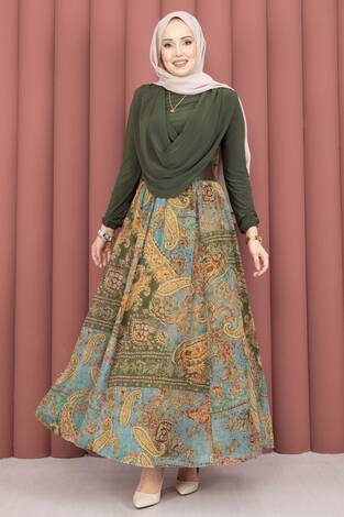 Degaje Body Etek Kemer Üçlü Takım Haki - Thumbnail