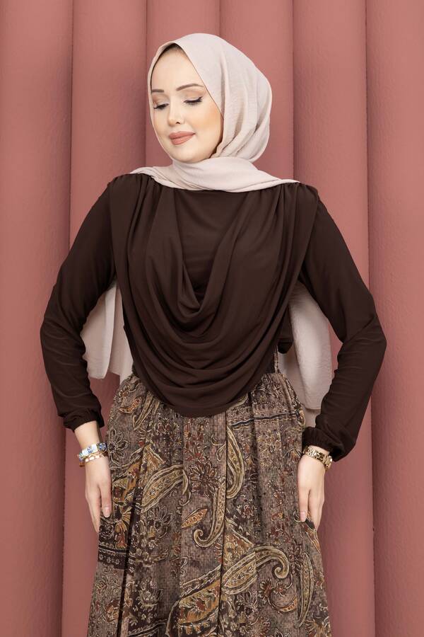 Htn - Degaje Body Etek Kemer Üçlü Takım Kahve (1)