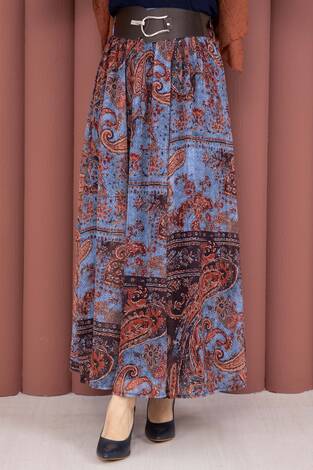 Degaje Body Etek Kemer Üçlü Takım Lacivert - Thumbnail