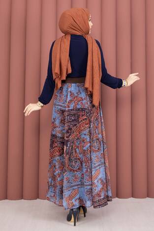 Degaje Body Etek Kemer Üçlü Takım Lacivert - Thumbnail