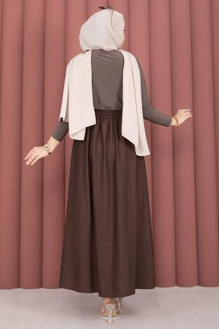 Degaje Dökümlü Sandy Body Açık Kahve - Thumbnail