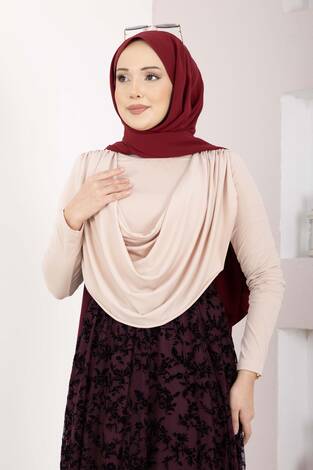 Degaje Dökümlü Sandy Body Bej