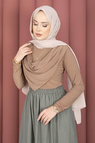 Degaje Dökümlü Sandy Body Camel - Thumbnail