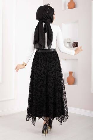 Degaje Dökümlü Sandy Body Ekru - Thumbnail