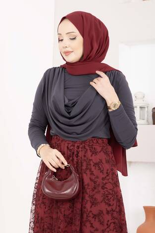 Degaje Dökümlü Sandy Body Füme - Thumbnail