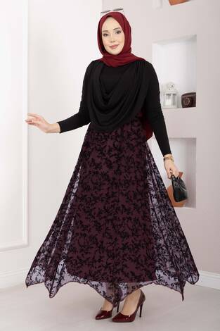 Degaje Dökümlü Sandy Body Siyah - Thumbnail