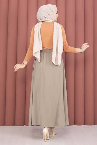 Degaje Dökümlü Sandy Body Turuncu - Thumbnail