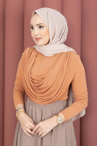 Degaje Dökümlü Sandy Body Turuncu - Thumbnail