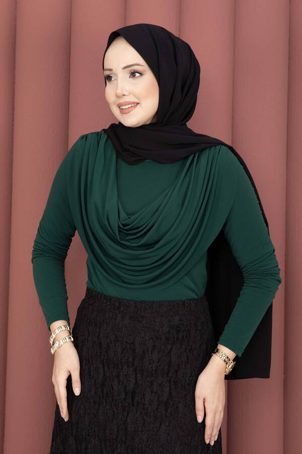 Degaje Dökümlü Sandy Body Zümrüt - 4