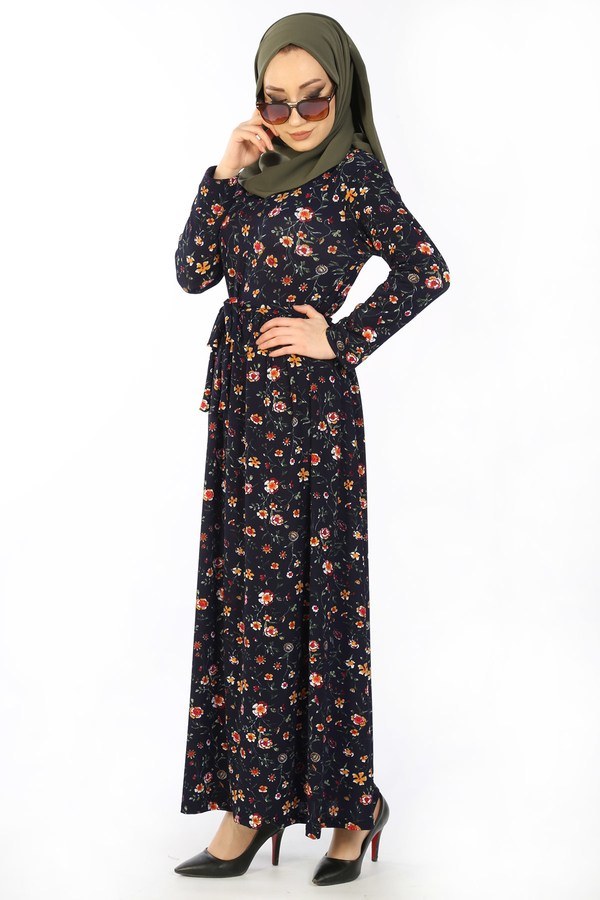 Desenli Elbise 8508-339 Desenli Elbise 8508-339
