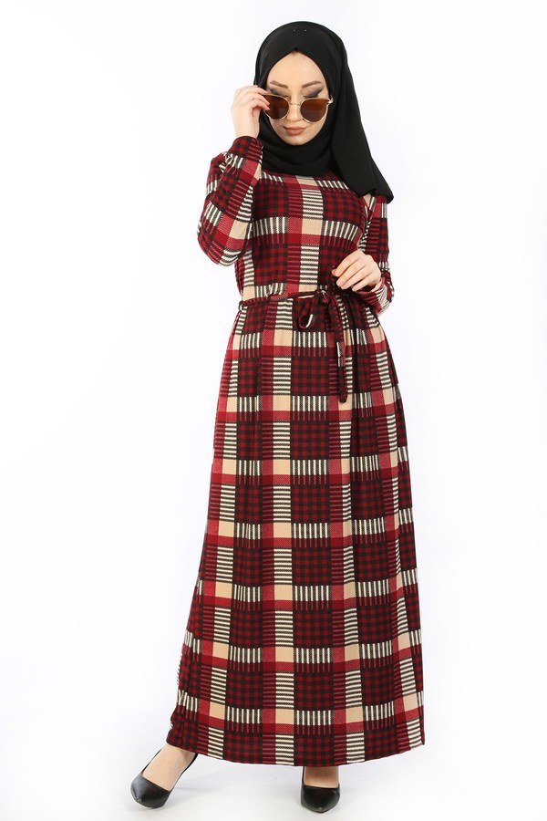 Desenli Elbise 8508-341 Desenli Elbise 8508-341