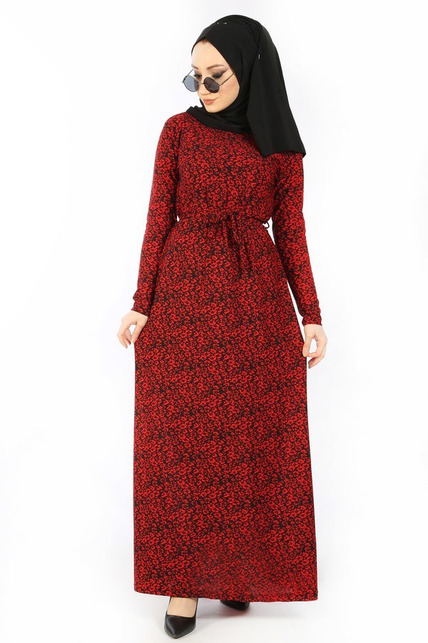 Desenli Elbise 8508-347 Desenli Elbise 8508-347