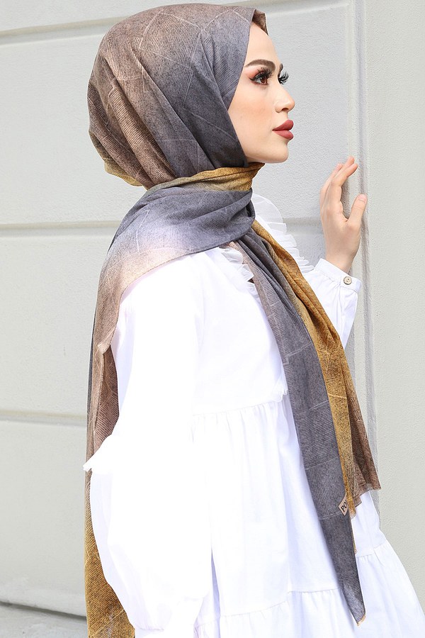  - Desenli Pamuklu Şal 3378-10 (1)