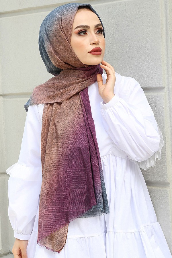  - Desenli Pamuklu Şal 3378-7 (1)
