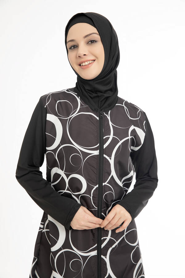 Frm - Desenli Tesettür Mayo -129 (1)