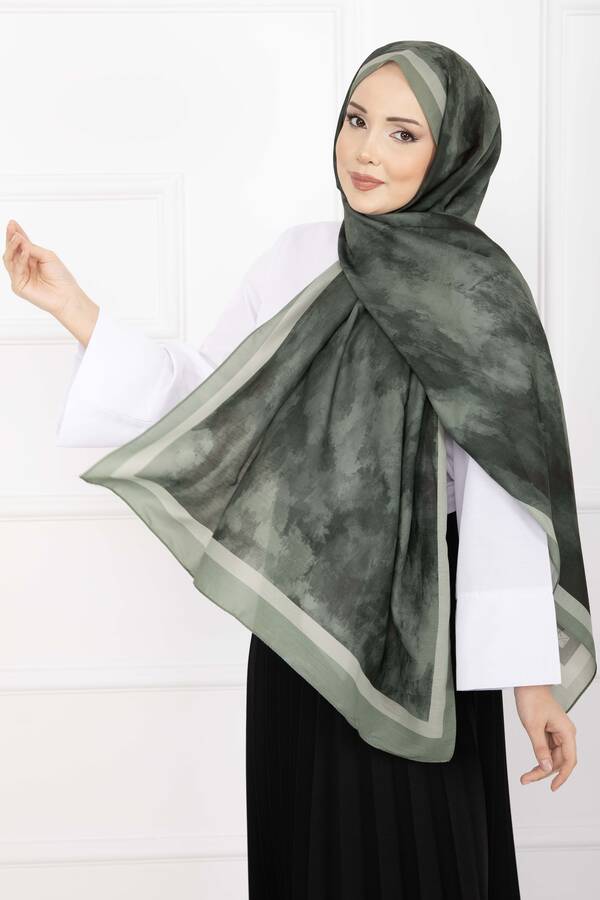 Msc - Elegance Desenli Şal Serisi Mint (1)