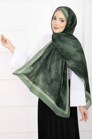 Elegance Desenli Şal Serisi Zümrüt - Thumbnail