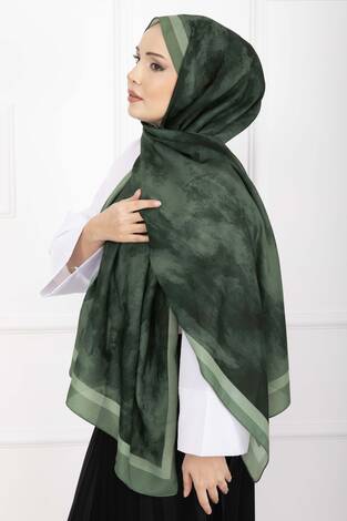 Elegance Desenli Şal Serisi Zümrüt - Thumbnail