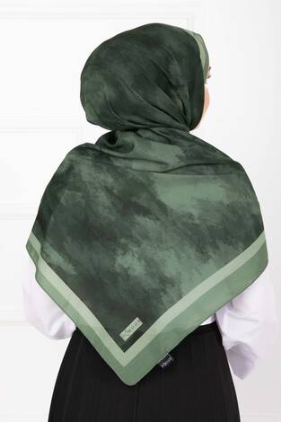 Elegance Desenli Şal Serisi Zümrüt - Thumbnail