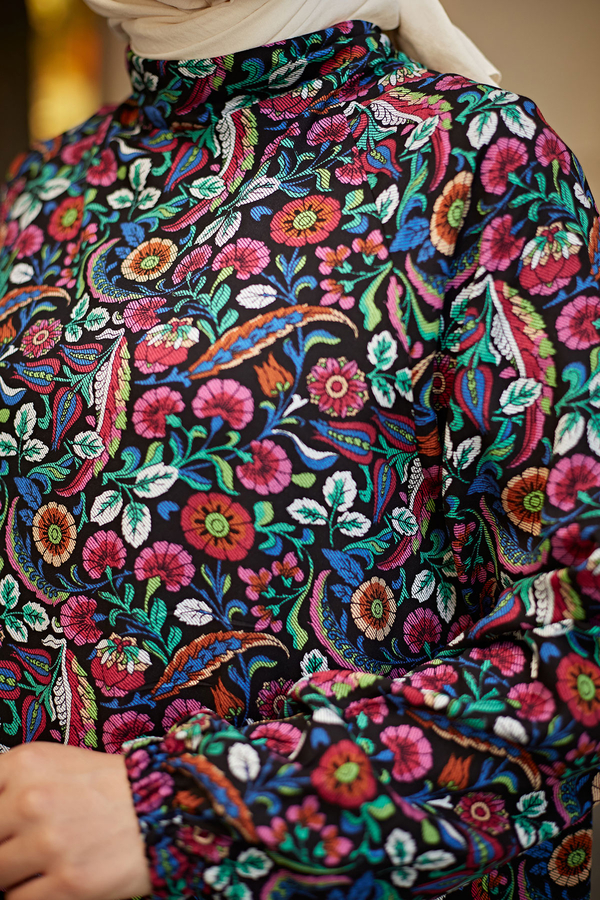  - Ella Yaka Elbise 9552-7 (1)