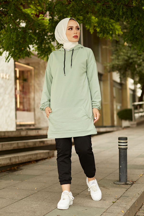 - EMR SET Sweat Tunik 6744-7 Mint
