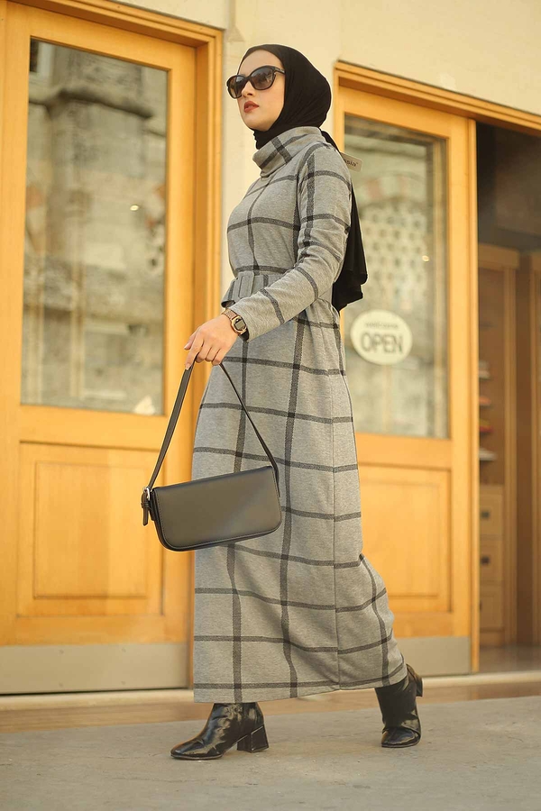 ESSI Turtleneck Dress 6448-2 Grey
