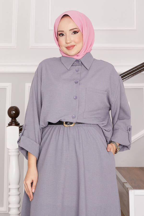 MD - Etekli İkili Takım Gri (1)