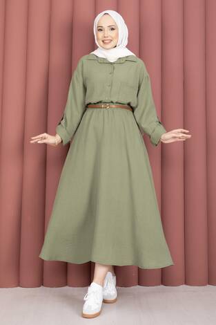 Etekli İkili Takım Olive - Thumbnail