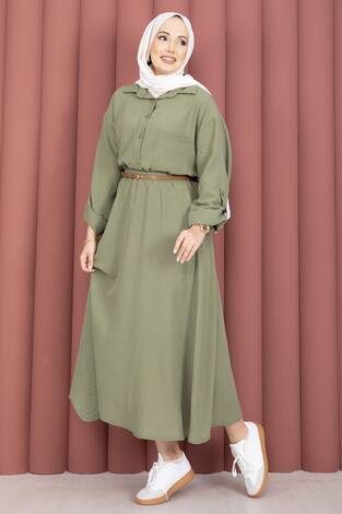 Etekli İkili Takım Olive - Thumbnail