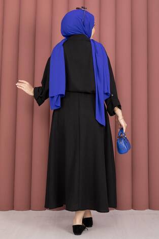 Etekli İkili Takım Siyah - Thumbnail