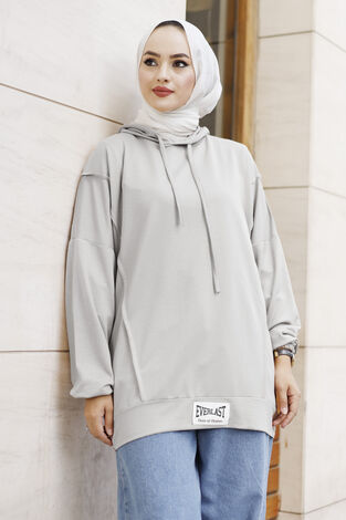 Everlast Armalı Spor Tunik Gri - Thumbnail