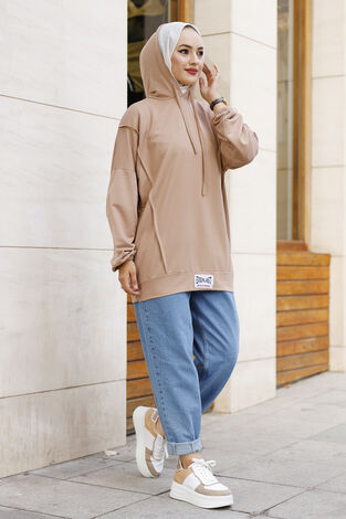 Everlast Armalı Spor Tunik Latte - Thumbnail