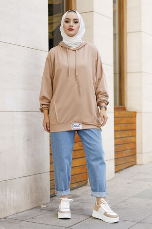 Everlast Armalı Spor Tunik Latte - Thumbnail
