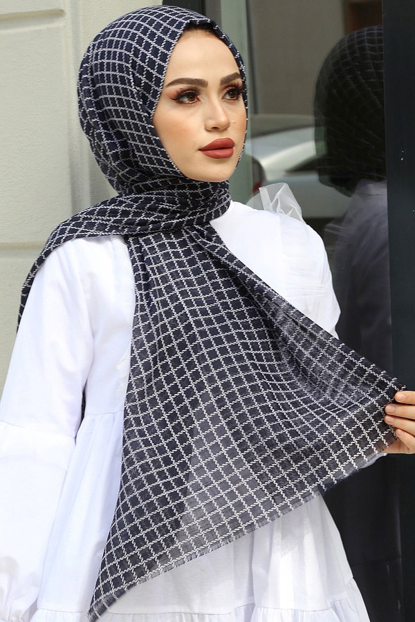  - Ferforje Desenli Şal 653226-7