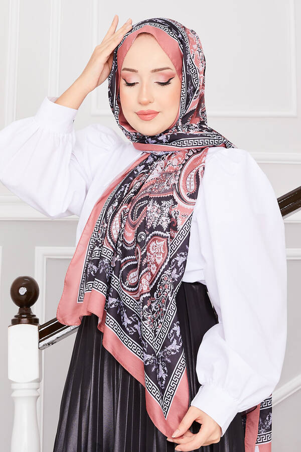 Msc - Firuze Desenli Şal -6 (1) Msc - Firuze Desenli Şal -6 (1)