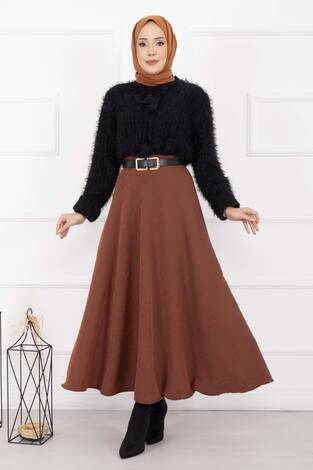 Fitilli Mevlana Etek Taba - Thumbnail