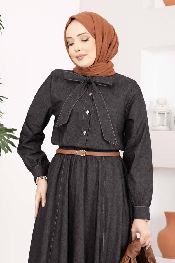 MD - Fiyonk Detaylı İkili Tensel Kot Takım Siyah (1)